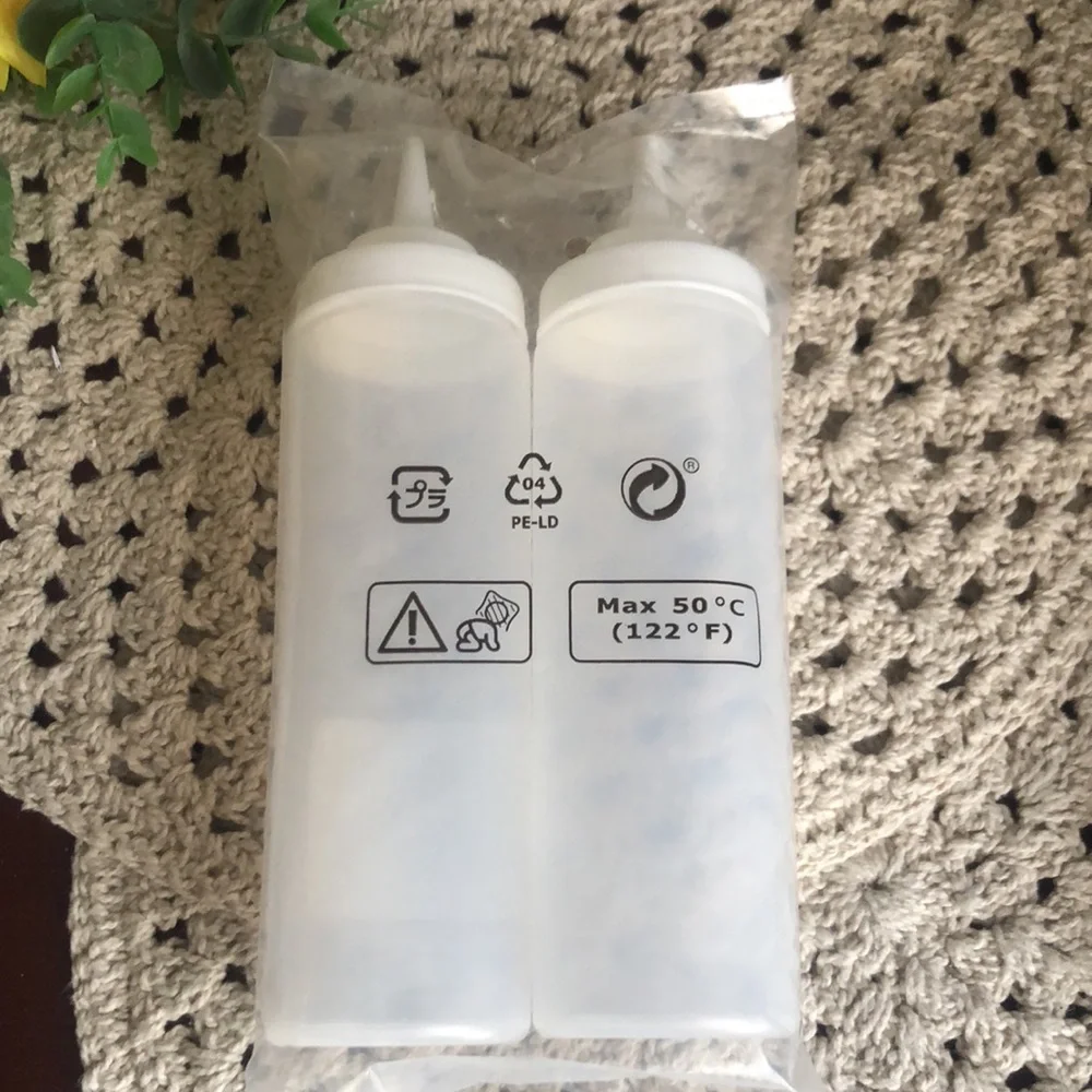 IKEA Set of Two Clear Squeeze Bottles